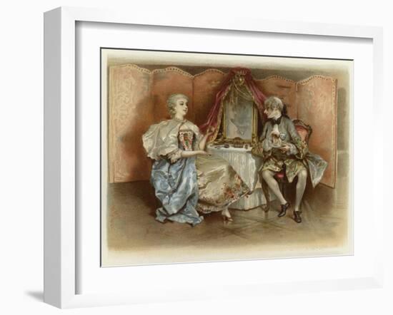 Illustration for the School for Scandal-Lucius Rossi-Framed Giclee Print