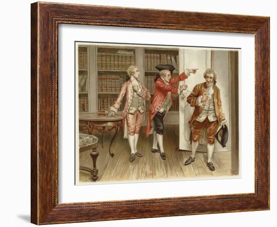 Illustration for the School for Scandal-Lucius Rossi-Framed Giclee Print