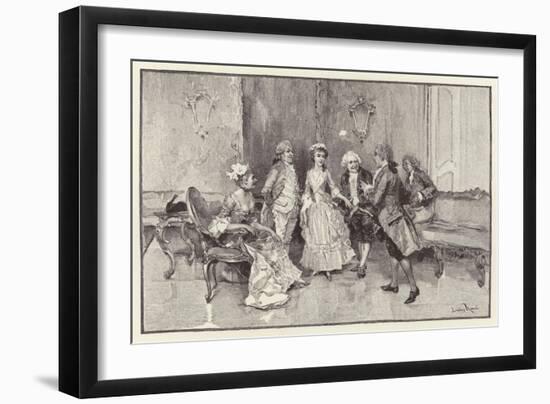 Illustration for the School for Scandal-Lucius Rossi-Framed Giclee Print