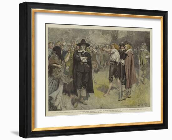 Illustration for the Vengeance of Dungarvan-William Hatherell-Framed Giclee Print