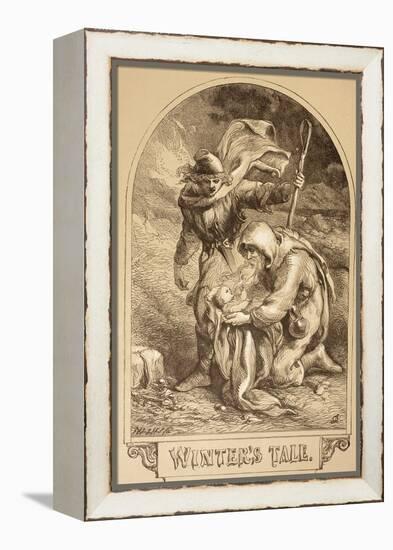 Illustration for the Winter's Tale, from 'The Illustrated Library Shakespeare', Published London…-Sir John Gilbert-Framed Premier Image Canvas