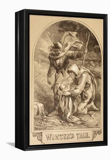 Illustration for the Winter's Tale, from 'The Illustrated Library Shakespeare', Published London…-Sir John Gilbert-Framed Premier Image Canvas