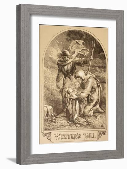 Illustration for the Winter's Tale, from 'The Illustrated Library Shakespeare', Published London…-Sir John Gilbert-Framed Giclee Print