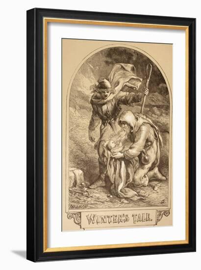 Illustration for the Winter's Tale, from 'The Illustrated Library Shakespeare', Published London…-Sir John Gilbert-Framed Giclee Print