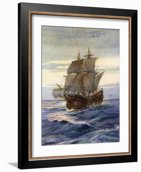 Illustration for the Young Pilgrims-Evelyn Stuart Hardy-Framed Giclee Print