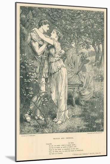 Illustration for Troilus and Cressida-Frederick Barnard-Mounted Giclee Print