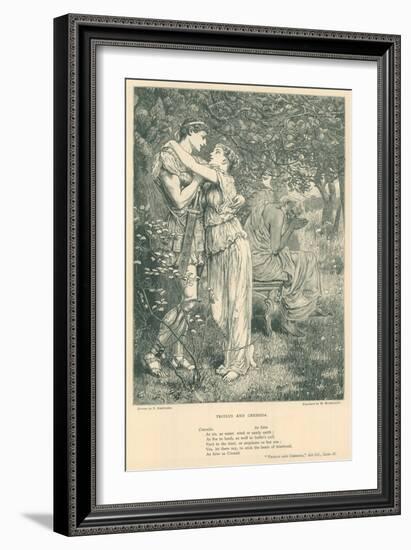 Illustration for Troilus and Cressida-Frederick Barnard-Framed Giclee Print