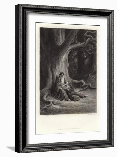 Illustration for Vivien by Alfred Tennyson-Gustave Doré-Framed Giclee Print