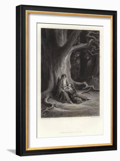 Illustration for Vivien by Alfred Tennyson-Gustave Doré-Framed Giclee Print