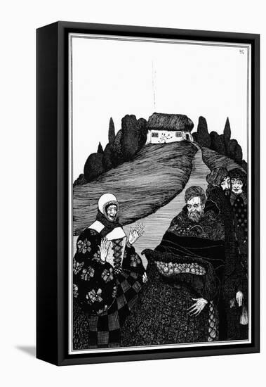 Illustration for "What the Old Man Does is Always Right"-Harry Clarke-Framed Premier Image Canvas