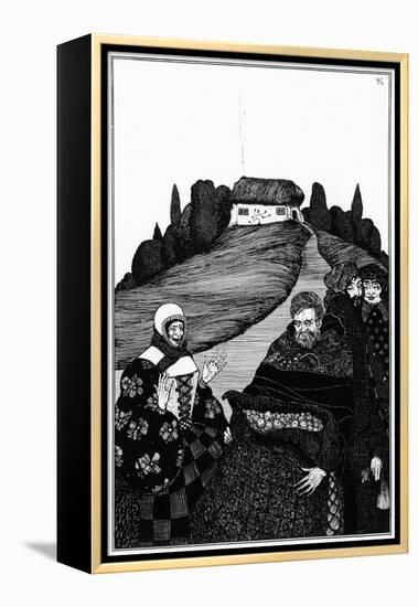 Illustration for "What the Old Man Does is Always Right"-Harry Clarke-Framed Premier Image Canvas