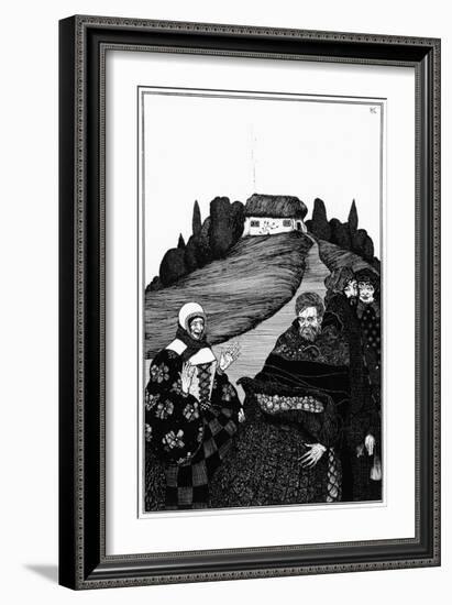 Illustration for "What the Old Man Does is Always Right"-Harry Clarke-Framed Giclee Print