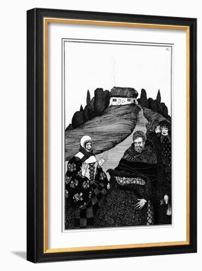 Illustration for "What the Old Man Does is Always Right"-Harry Clarke-Framed Giclee Print