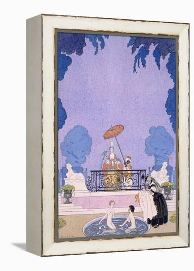 Illustration from a Book of Fairy Tales, 1920S-Georges Barbier-Framed Premier Image Canvas