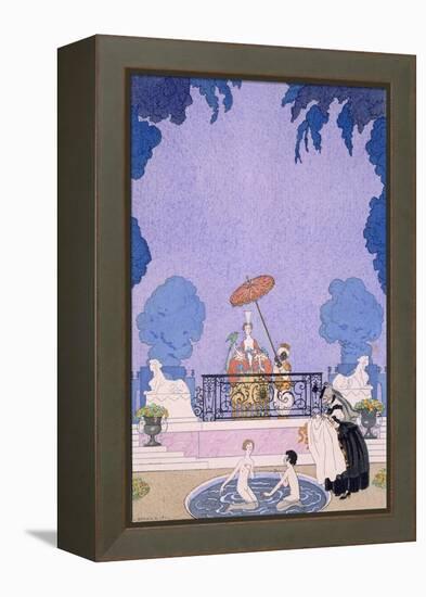 Illustration from a Book of Fairy Tales, 1920S-Georges Barbier-Framed Premier Image Canvas