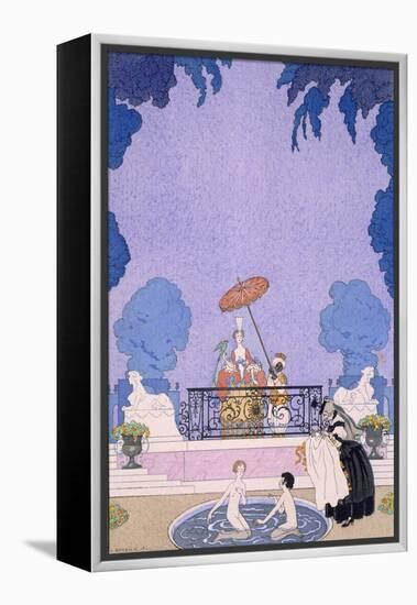 Illustration from a Book of Fairy Tales, 1920S-Georges Barbier-Framed Premier Image Canvas