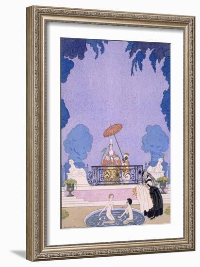 Illustration from a Book of Fairy Tales, 1920S-Georges Barbier-Framed Giclee Print