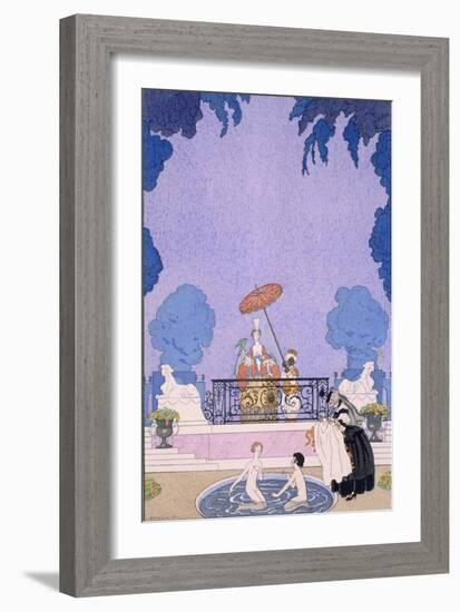 Illustration from a Book of Fairy Tales, 1920S-Georges Barbier-Framed Giclee Print