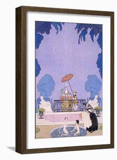 Illustration from a Book of Fairy Tales, 1920S-Georges Barbier-Framed Giclee Print