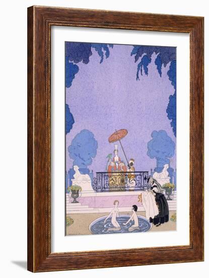 Illustration from a Book of Fairy Tales, 1920S-Georges Barbier-Framed Giclee Print