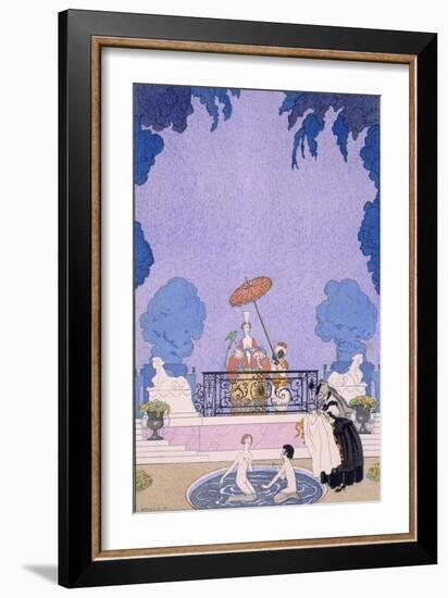 Illustration from a Book of Fairy Tales, 1920S-Georges Barbier-Framed Giclee Print