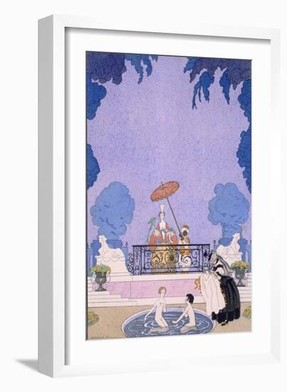 Illustration from a Book of Fairy Tales, 1920S-Georges Barbier-Framed Giclee Print