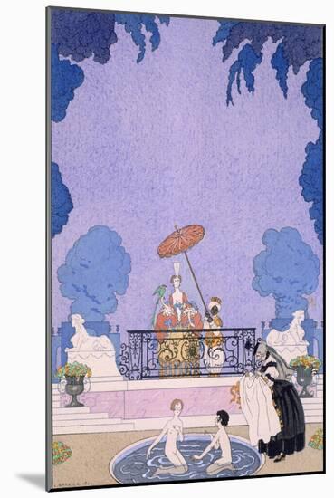 Illustration from a Book of Fairy Tales, 1920S-Georges Barbier-Mounted Giclee Print