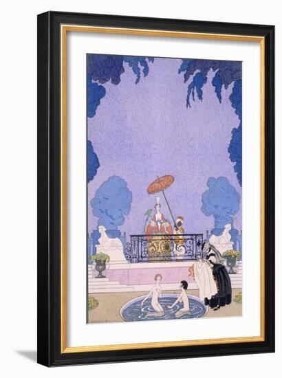 Illustration from a Book of Fairy Tales, 1920S-Georges Barbier-Framed Giclee Print