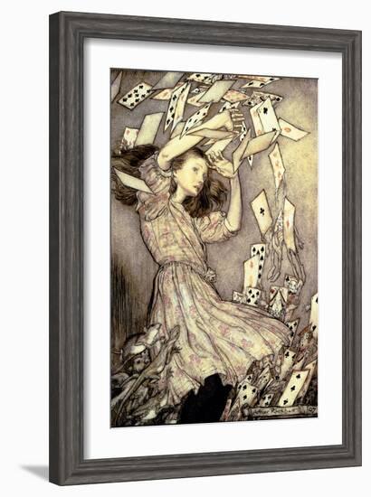 Illustration from 'Alice's Adventures in Wonderland' by Lewis Carroll-Arthur Rackham-Framed Giclee Print