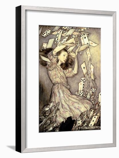 Illustration from 'Alice's Adventures in Wonderland' by Lewis Carroll-Arthur Rackham-Framed Giclee Print