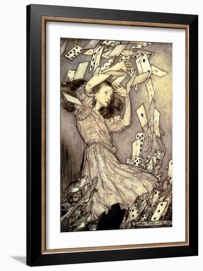 Illustration from 'Alice's Adventures in Wonderland' by Lewis Carroll-Arthur Rackham-Framed Giclee Print