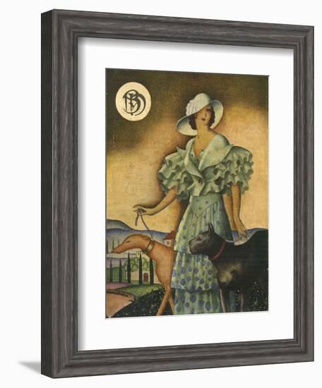 Illustration from 'Blanco Y Negro', 1925-null-Framed Giclee Print