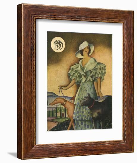 Illustration from 'Blanco Y Negro', 1925-null-Framed Giclee Print