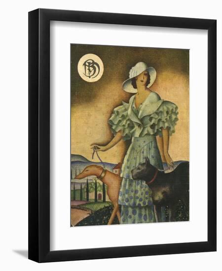 Illustration from 'Blanco Y Negro', 1925-null-Framed Giclee Print