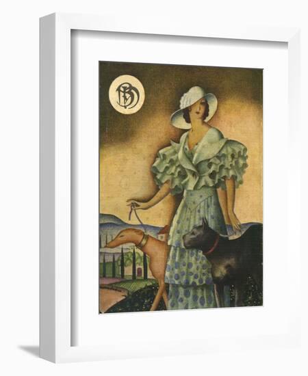 Illustration from 'Blanco Y Negro', 1925-null-Framed Giclee Print