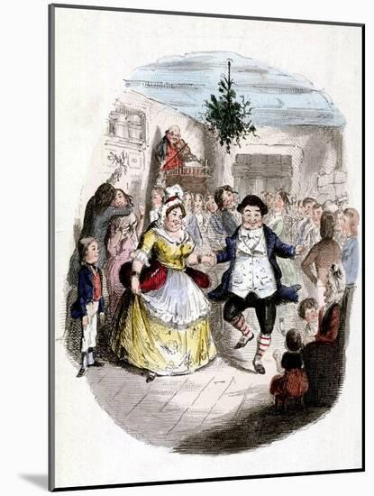 Illustration from Charles Dickens' "A Christmas Carol"-null-Mounted Photographic Print