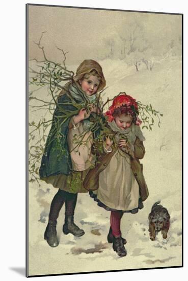 Illustration from Christmas Tree Fairy, Pub. 1886-Lizzie Mack-Mounted Giclee Print