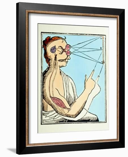 Illustration From De Homine by Rene Descartes-Dr. Jeremy Burgess-Framed Photographic Print