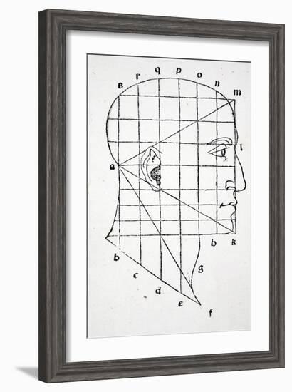 Illustration from 'Divina Proportione' by Luca Pacioli (C.1445-1517), Originally Pub. Venice, 1509-Leonardo da Vinci-Framed Giclee Print