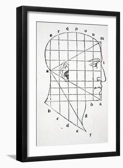 Illustration from 'Divina Proportione' by Luca Pacioli (C.1445-1517), Originally Pub. Venice, 1509-Leonardo da Vinci-Framed Giclee Print