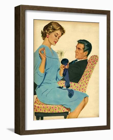 Illustration from 'John Bull', 1950S-null-Framed Giclee Print