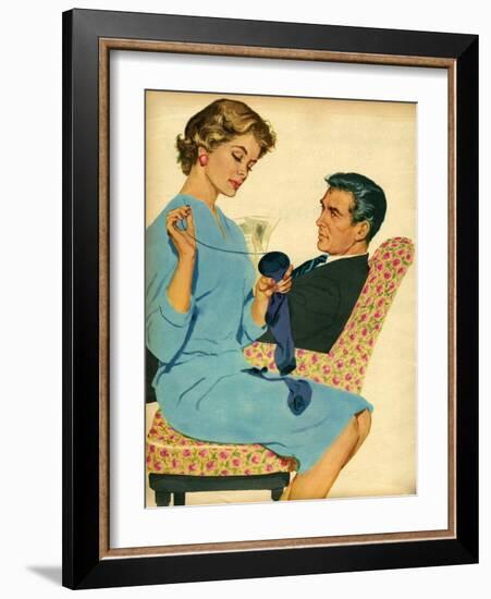 Illustration from 'John Bull', 1950S-null-Framed Giclee Print