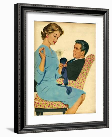 Illustration from 'John Bull', 1950S-null-Framed Giclee Print