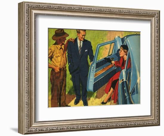 Illustration from 'John Bull', 1956-null-Framed Giclee Print