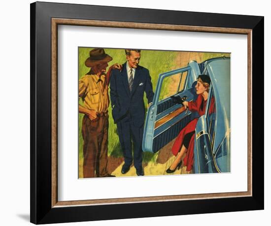 Illustration from 'John Bull', 1956-null-Framed Giclee Print