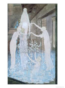 'Illustration from Le Reve by Emile Zola' Giclee Print - Carlos Schwabe ...