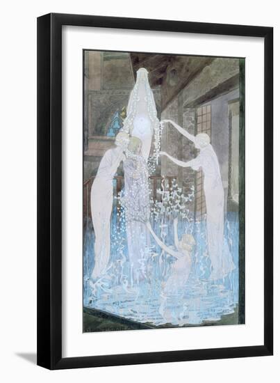 Illustration from Le Reve by Emile Zola-Carlos Schwabe-Framed Giclee Print