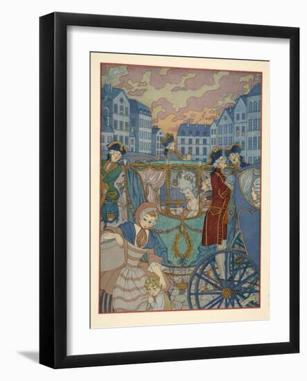 Illustration from 'Les Liaisons Dangereuses' by Pierre Choderlos De Laclos (1741-1803) Pub. 1934 (P-Georges Barbier-Framed Giclee Print