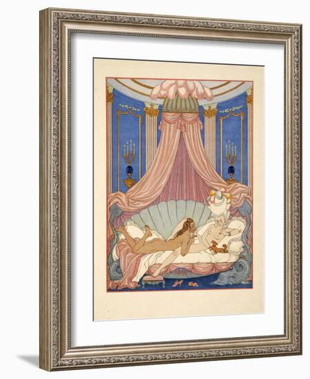 Illustration from 'Les Liaisons Dangereuses' by Pierre Choderlos De Laclos (1741-1803) Pub. 1934 (P-Georges Barbier-Framed Giclee Print