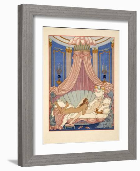 Illustration from 'Les Liaisons Dangereuses' by Pierre Choderlos De Laclos (1741-1803) Pub. 1934 (P-Georges Barbier-Framed Giclee Print